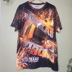 Texas Motor Speedway AOP “Texas Strong” 2019 Racing Graphic Tee – Size Large